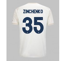 Nottingham Forest Oleksandr Zinchenko #35 Koszulka Wyjazdowa 2025-26 Krótki Rękaw
